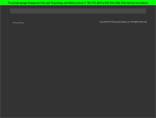 Tablet Screenshot of garage-shoppe.com